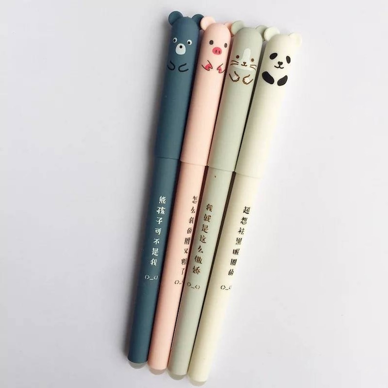 Kawaii Animal Pen Cute Bear Pen Fineline Kawaii Panda Pen