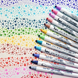 Kuretake Zig Clean Color Dot Individual Pens