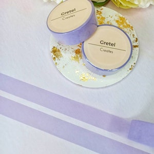 Purple Solid Colour Washi Tape