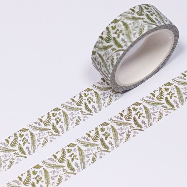 Fern Leaf Washi Tape