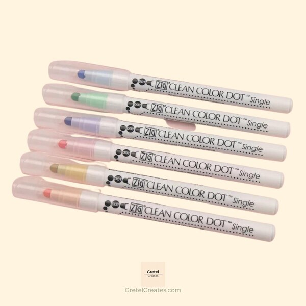 Kuretake Zig Clean Color Dot Pen 2022 Colours - Individual