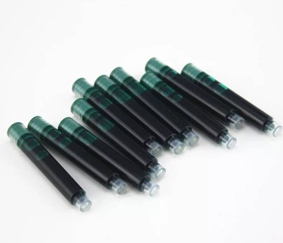 Cartucce per penna stilografica verde da 3,4 mm, cartucce d