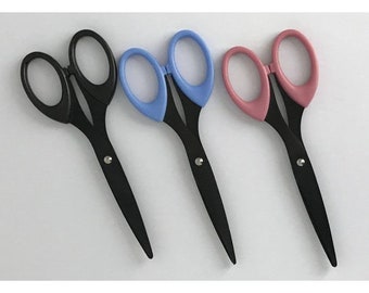 Fluorine Coated Paper Crafting Scissors - Various Colours