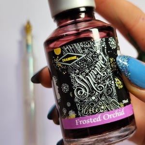 Frosted Orchid - 50ml Diamine Shimmering Fountain Pen Ink