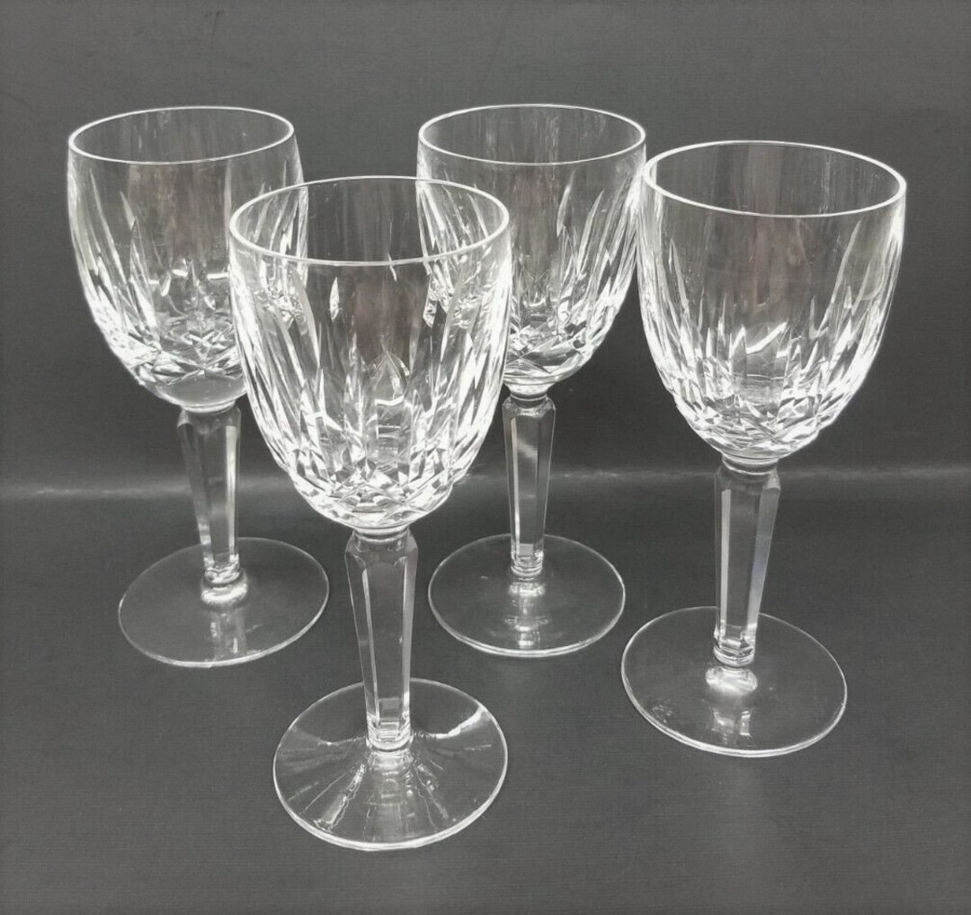Waterford Kildare Set of 4 Water Wine Glass Glasses Set Lot Etsy
