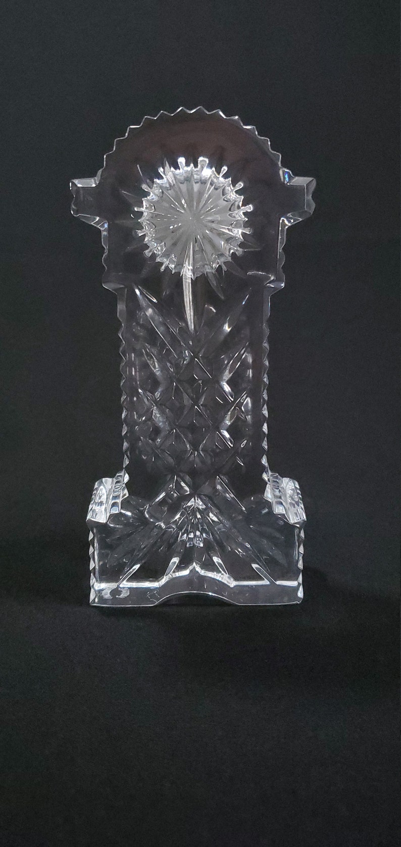 Waterford Crystal Grandfather Clock 6 Inch Ireland Irish Crystal Desk