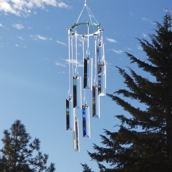 Beveled Glass Windchime