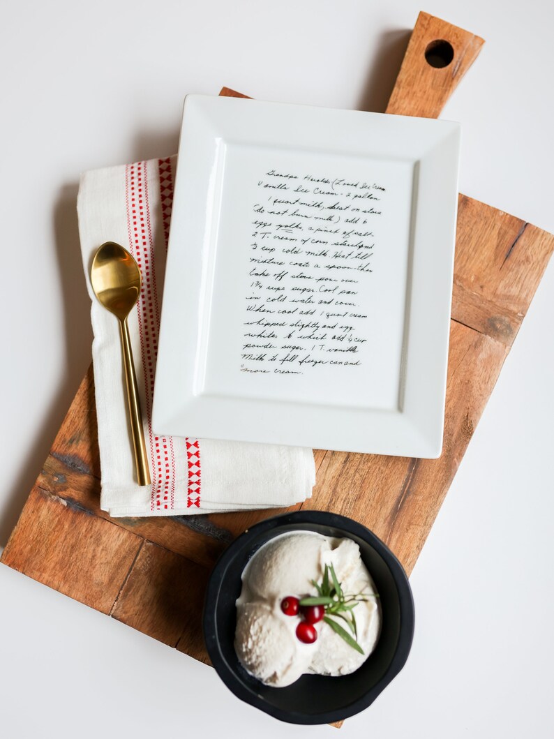 Your Family Recipe Personalized Platter Family Recipe Plate Etsy UK