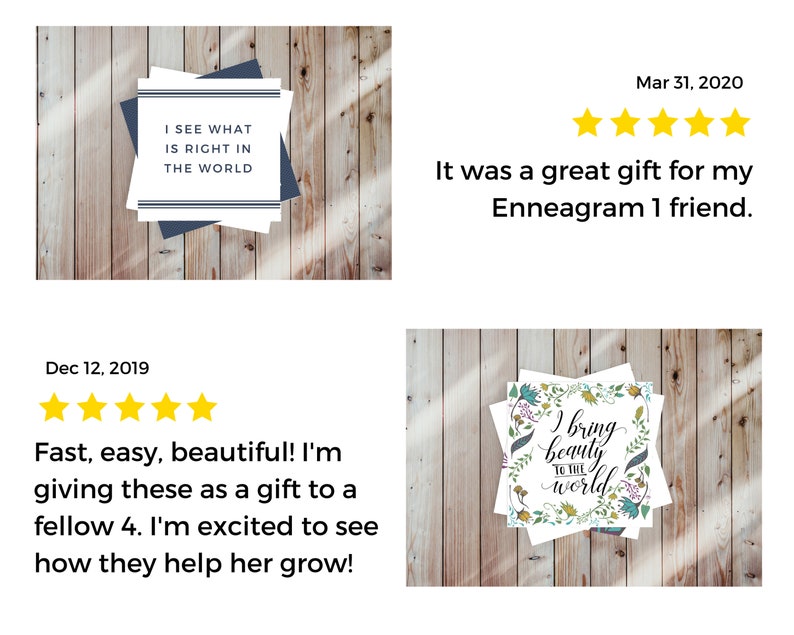 Type Six Self-Care Instant Download Printable Mantras Enneagram 6 Affirmation Cards Enneagram 6 Stress Enneagram 6 Growth