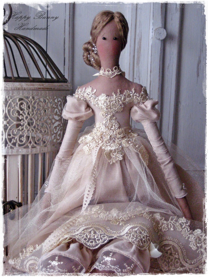 Tilda doll Tilda doll princess Handmade doll Fabric Primitive | Etsy