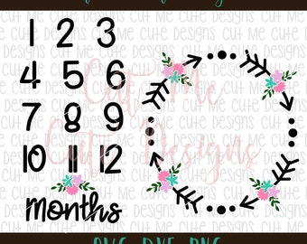 Download Baby Milestone Svg Etsy