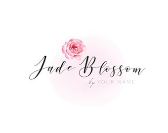 Premade Logo| Watercolour Logo | Photography Logo | floral Logo | Handmade Logo | Watermark | Branding Package