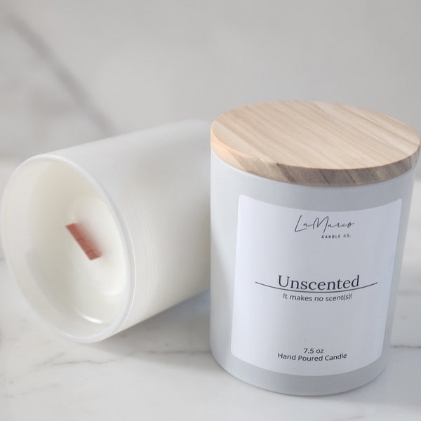 Unscented Candle Etsy