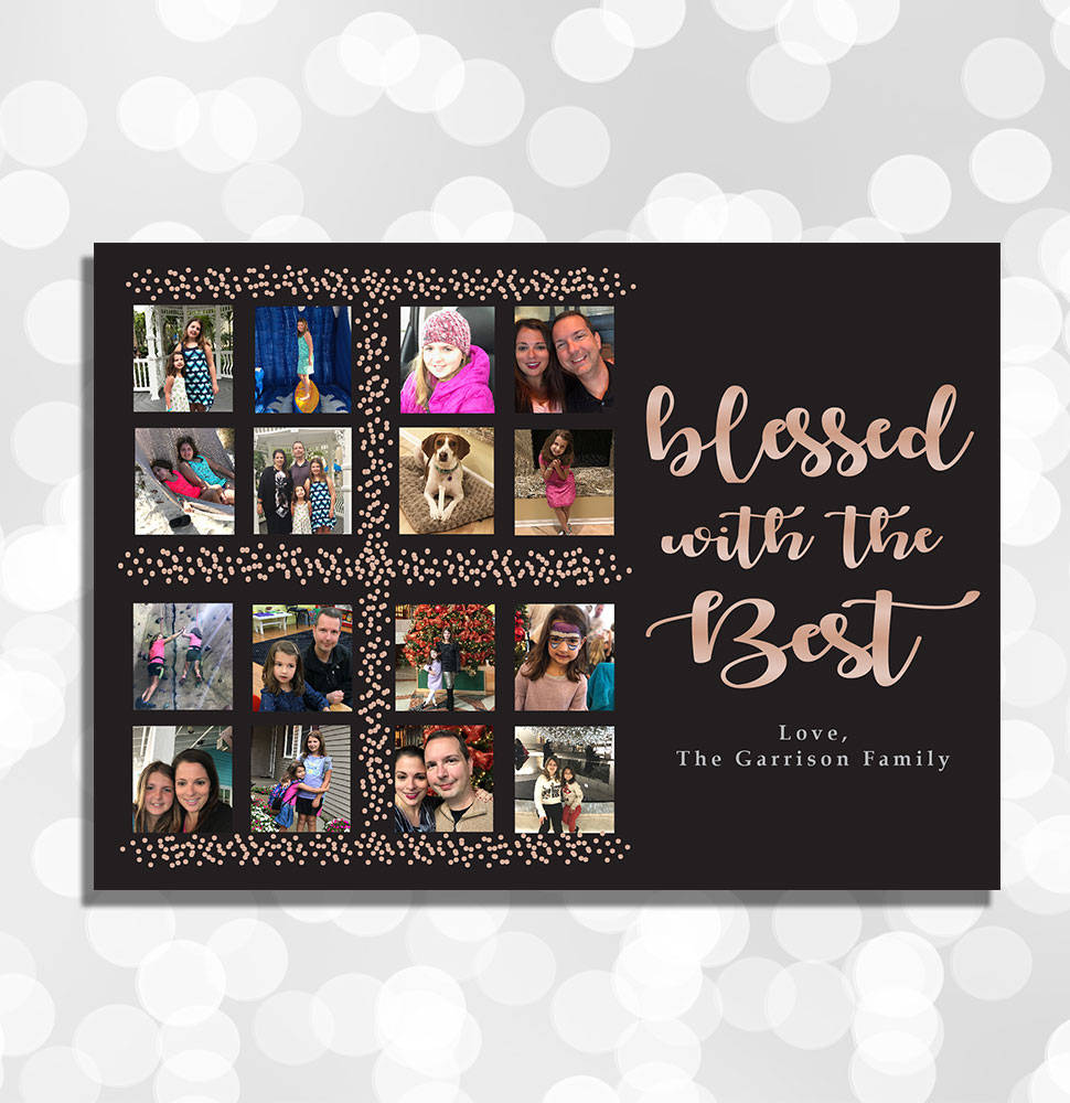 Personalized Custom New Years Card Collage Digital Download Etsy Ireland
