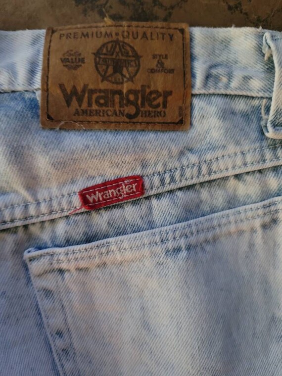 Vintage White Denim Wranglers 28x32 