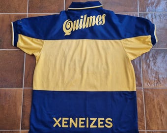 Vintage Boca Juniors 1998-1999 Football Shirt QUILMES NIKE - Etsy
