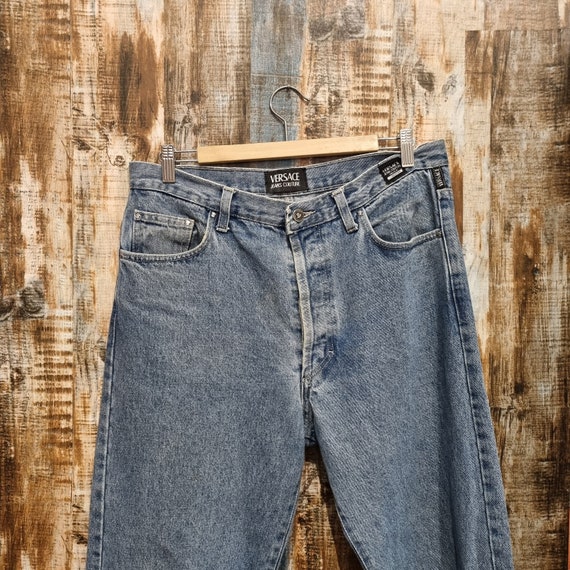 Vintage '90 denim jeans Versace - image 2