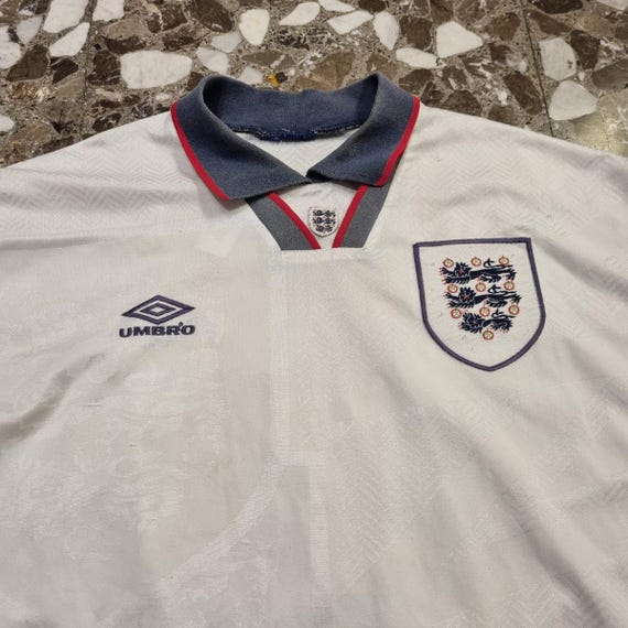 Vintage England National Team 1994 Football Shirt UMBRO 8