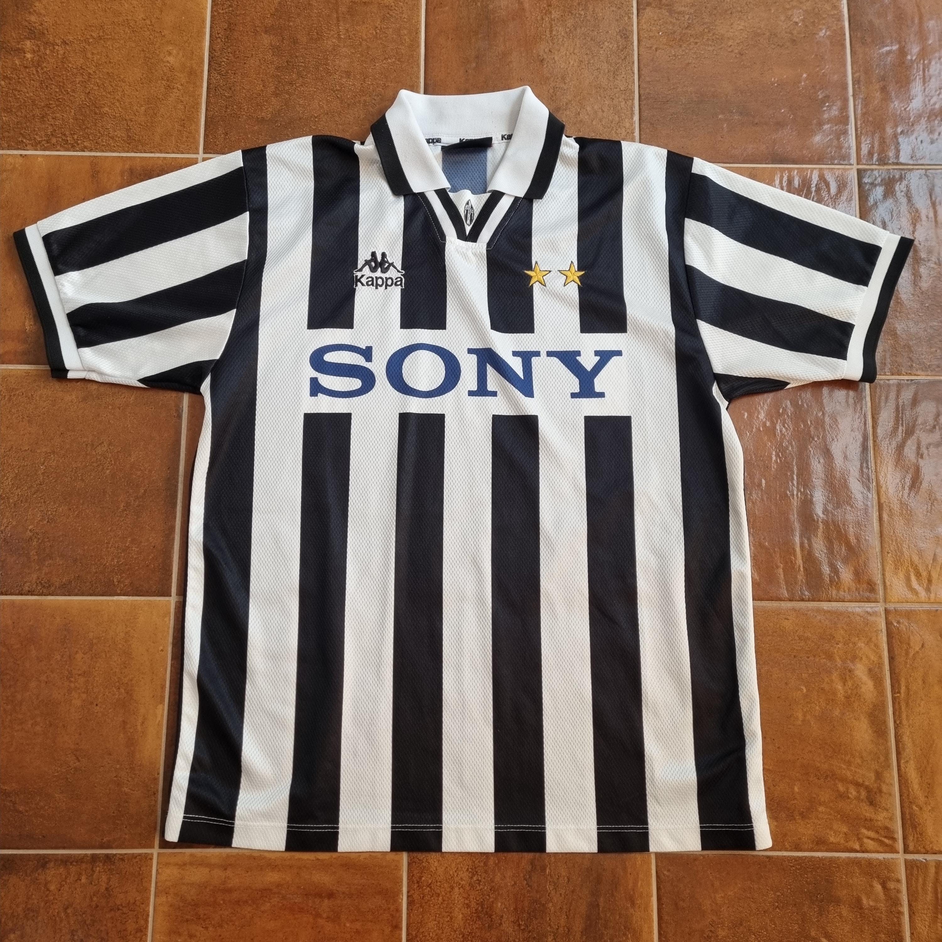 Maillot Juventus Vintage 1995-1997 - Kappa Home, Sponsor SONY, Taille YS, Italie