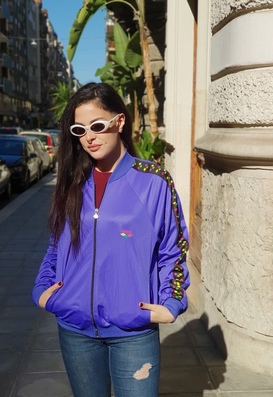 ARÈNE des années 90 multicolore sweat veste cod.11-14 ARÈNE des années 90 90 années multicolore sweat veste cod.11-14 8aa9d5