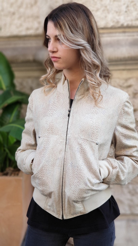 Vintage 90's light bomber jacket