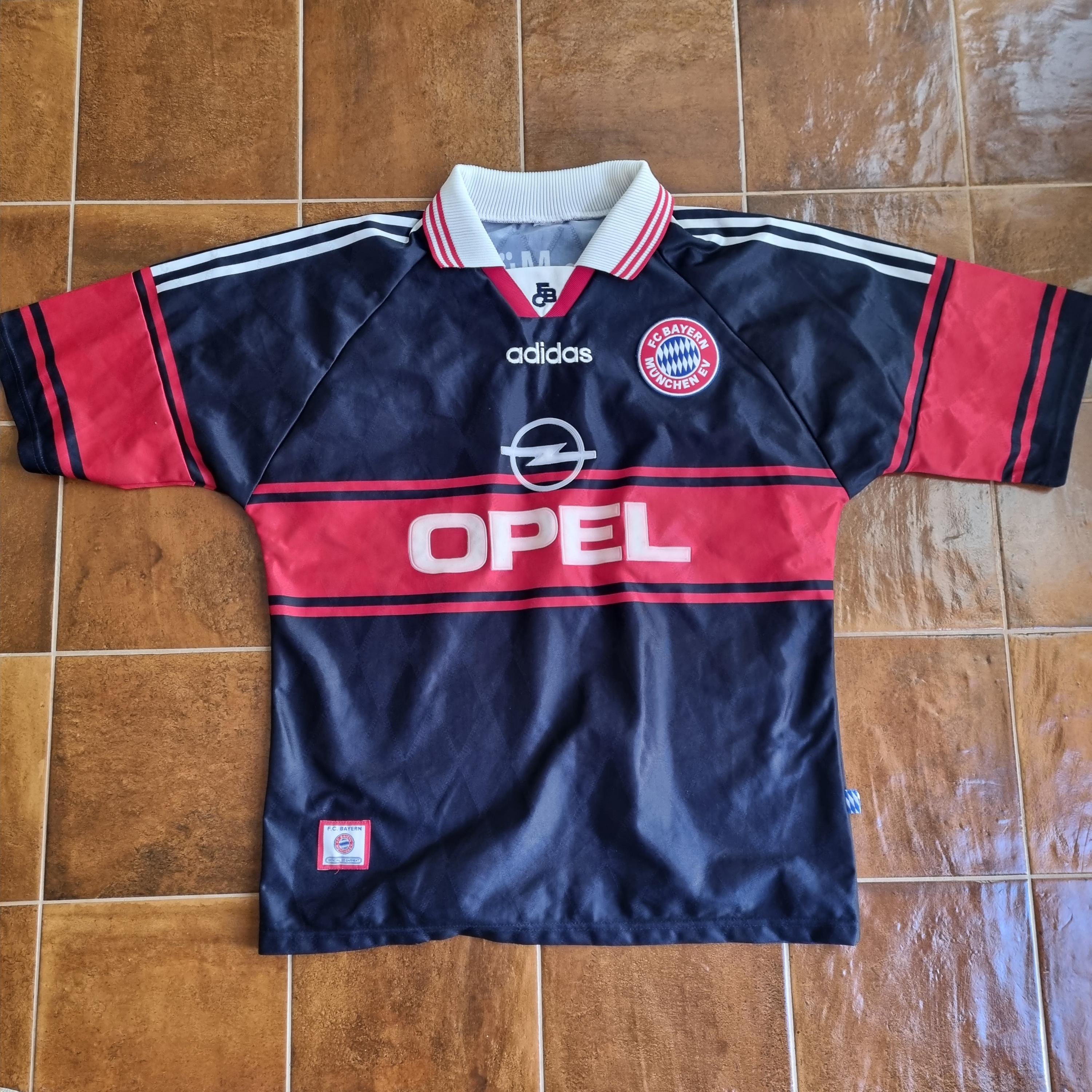 Maillot de football vintage Bayern Munchen 1998-1999 OPEL ADIDAS