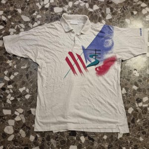 Vintage Stefan Edberg Adidas tennis Polo &#39;90