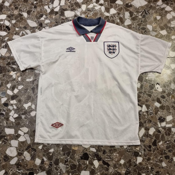 Vintage England National Team 1994 Football Shirt UMBRO 8