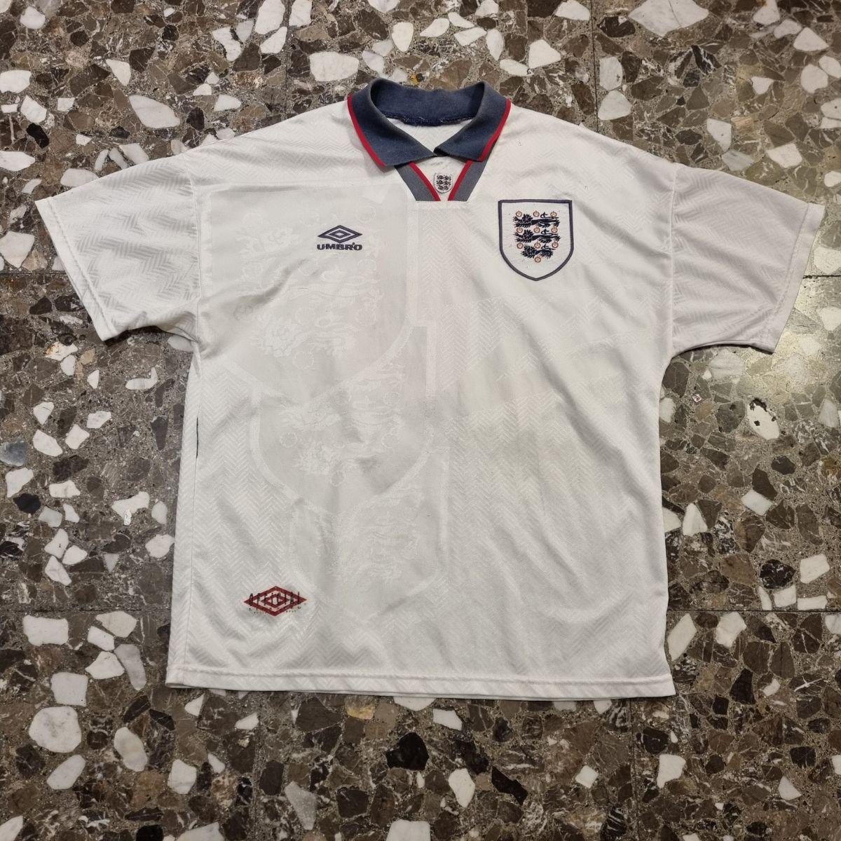 Vintage England National Team 1994 Football Shirt UMBRO 8