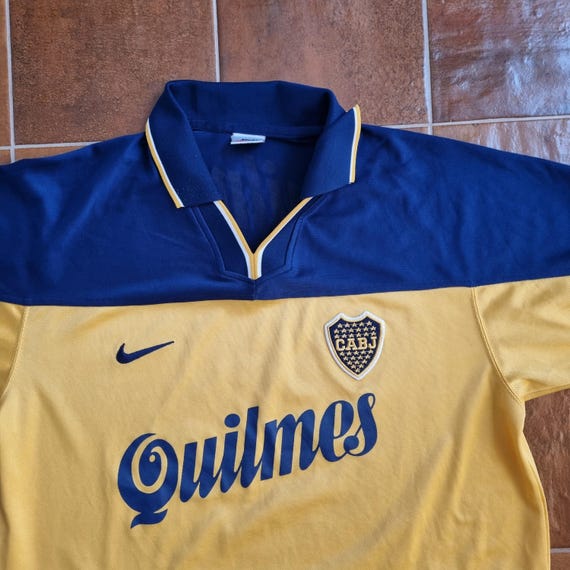Vintage Boca Juniors 1998-1999 Football Shirt QUILMES NIKE - Etsy UK