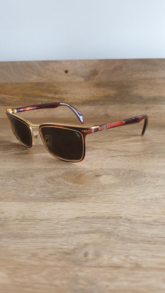 Vintage sunglasses '90 Sting n. 646 col 03 old st… - image 3