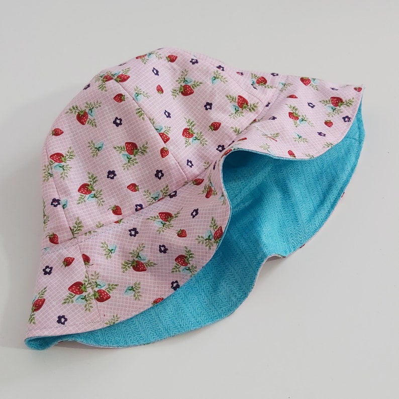 SEWING PATTERN Kids reversible Sun Hat pdf sewing pattern Etsy