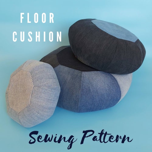PDF DIGITAL DOWNLOAD Round Floor Cushion Sewing Pattern Etsy