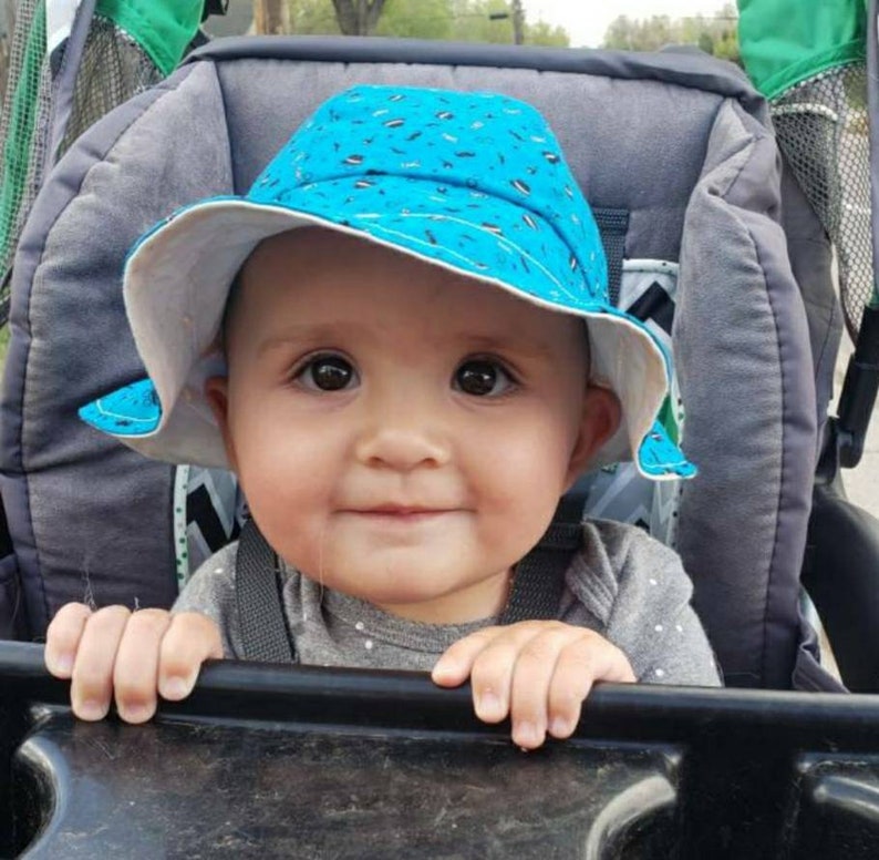 SEWING PATTERN Kids Reversible Sun Hat Pdf Sewing Pattern Etsy Canada