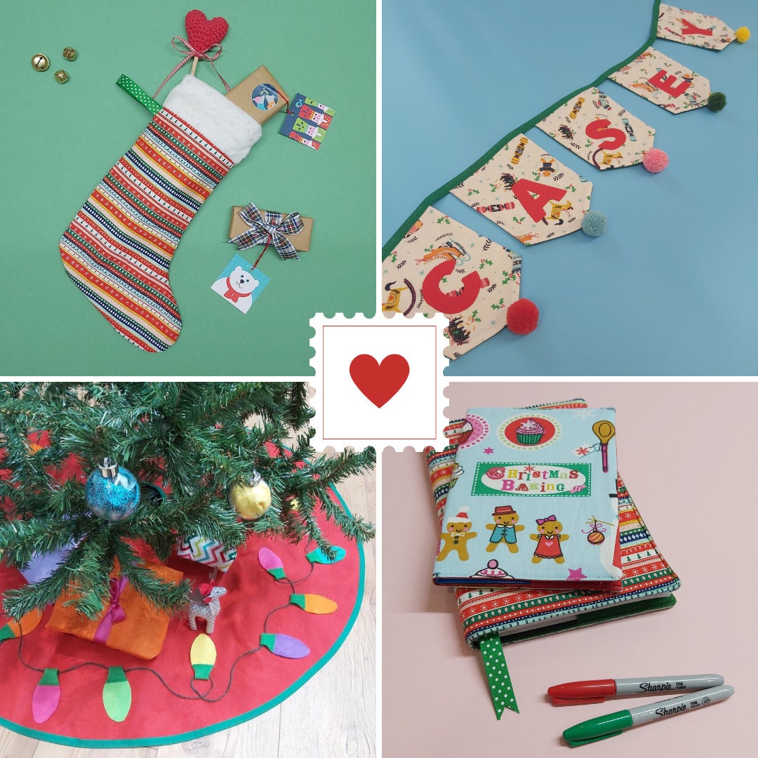 Christmas Pattern Bundle - SEWING PATTERNS - Holiday Craft - Instant ...
