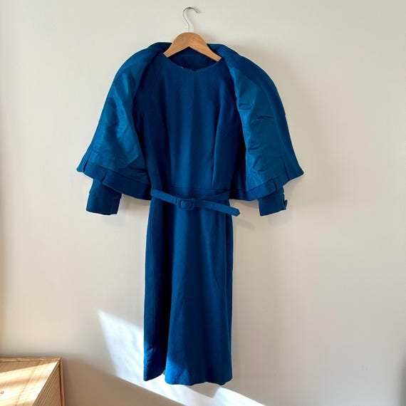 1960s two piece Henry Lee wool dress and jacket