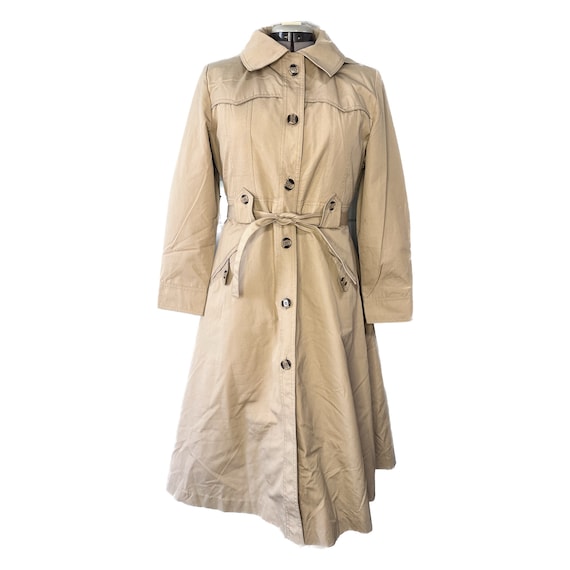 Vintage 1970s 1980s western style trench with det… - image 1