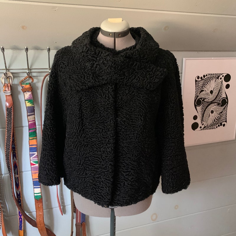 Wool Suit Collar Cropped Jacket