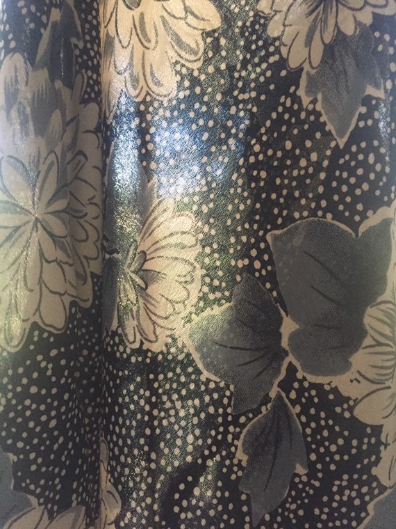 Vintage 1990s sheer floral print pants size medium - image 5