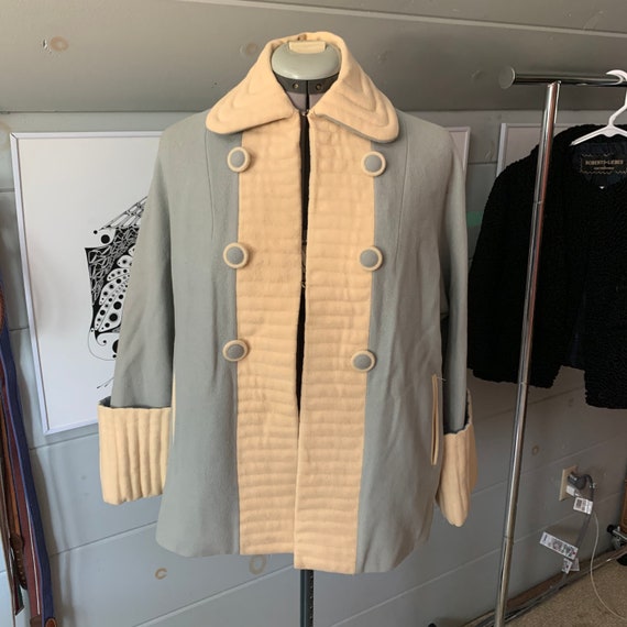 1960s Hong Kong wool housecoat