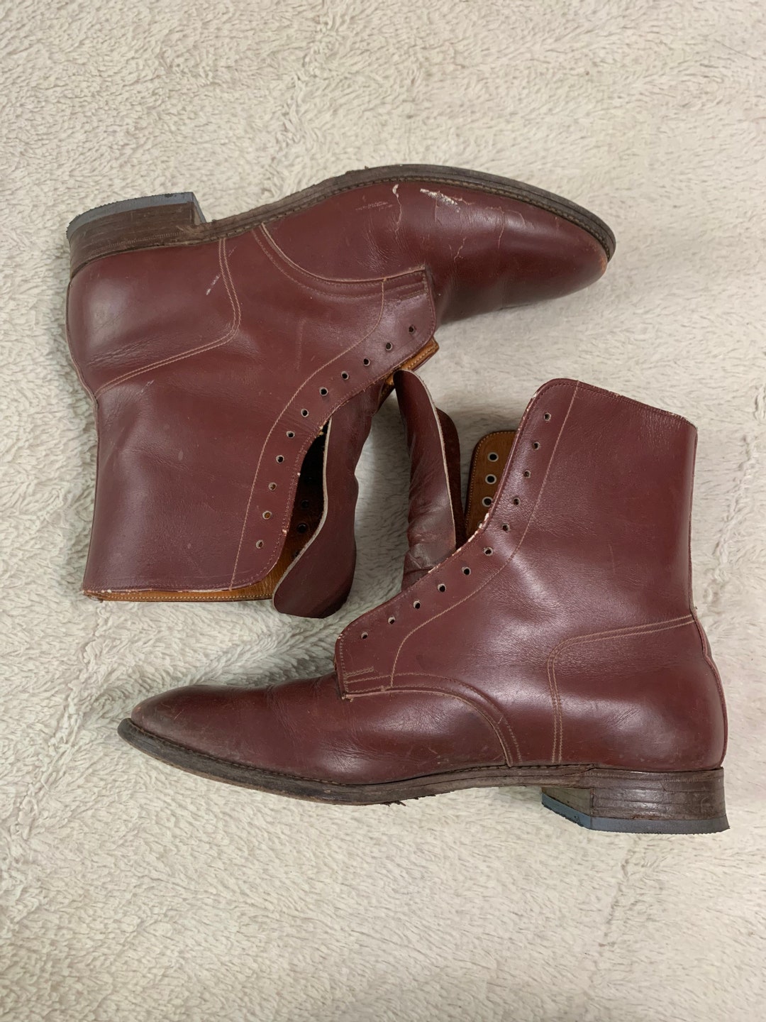 Bottes D'équitation Marlborough Pour Femme, Vintage, Taille 5 C