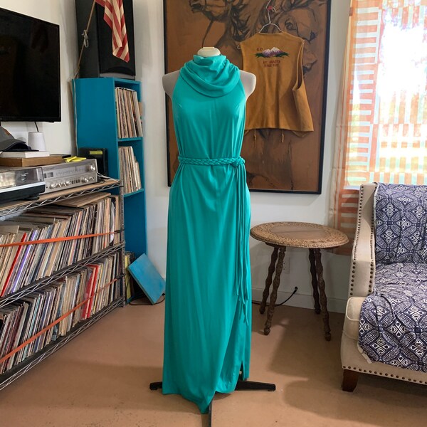 grecian silk dress