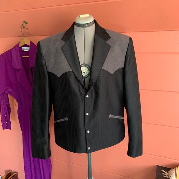 Vintage western style suit jacket by Pagano West