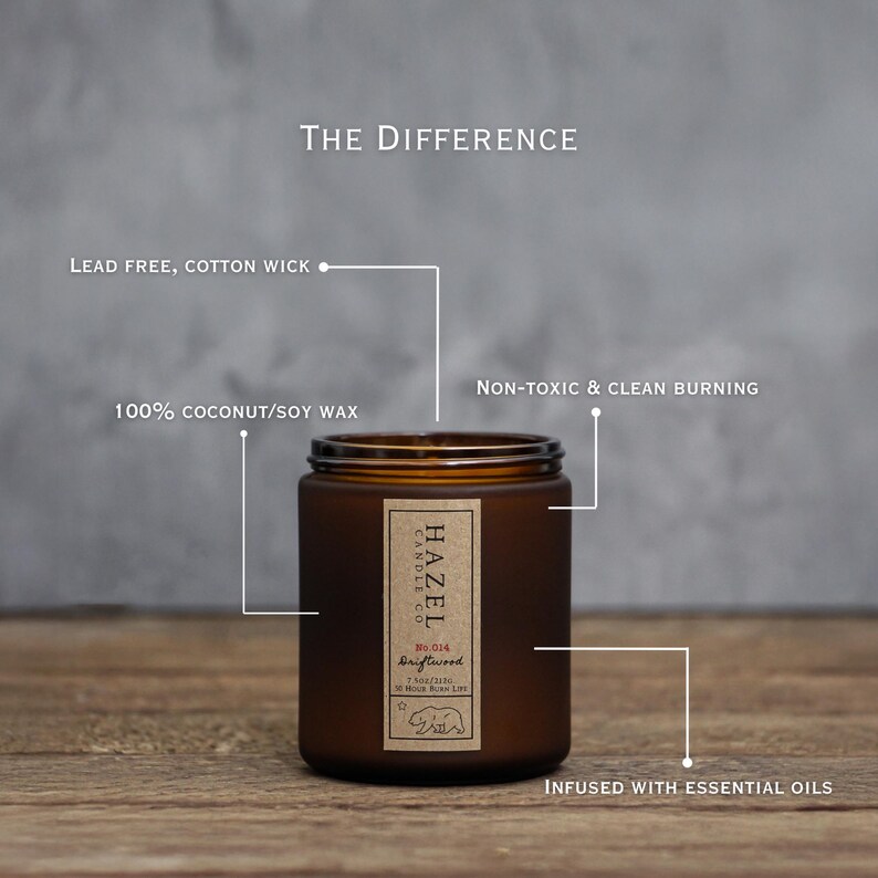 HazelCandleCo Candle - Thumbnail 2