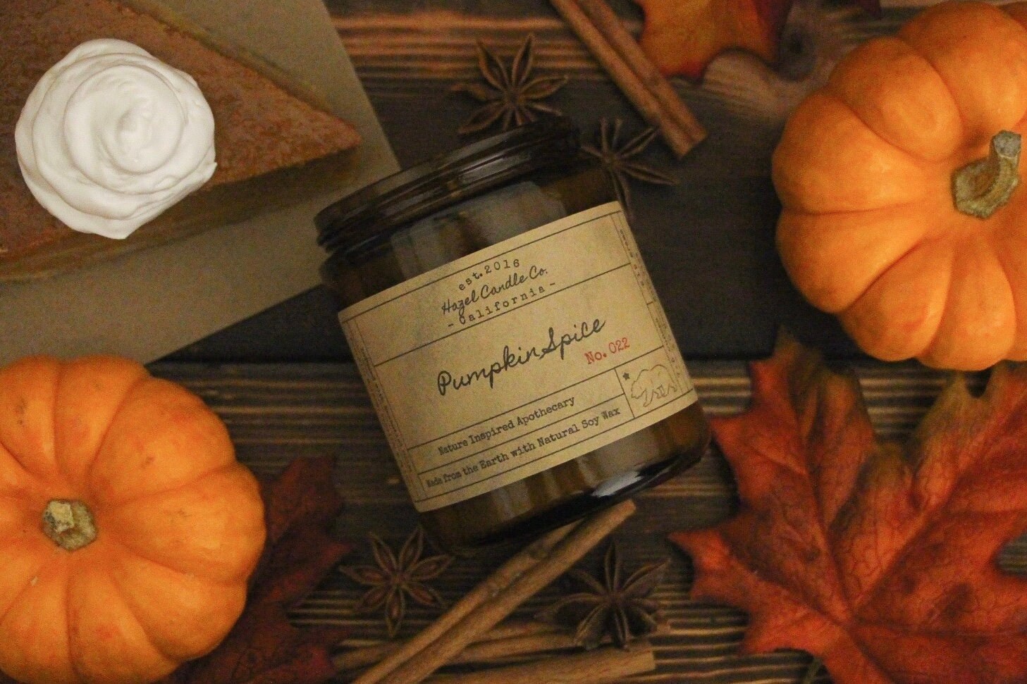 Fall Candles / Pumpkin Spice Candle / Soy Wax Candles
