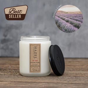 Lavender Fields Soy Wax Candle – Calming French Lavender & Citrus