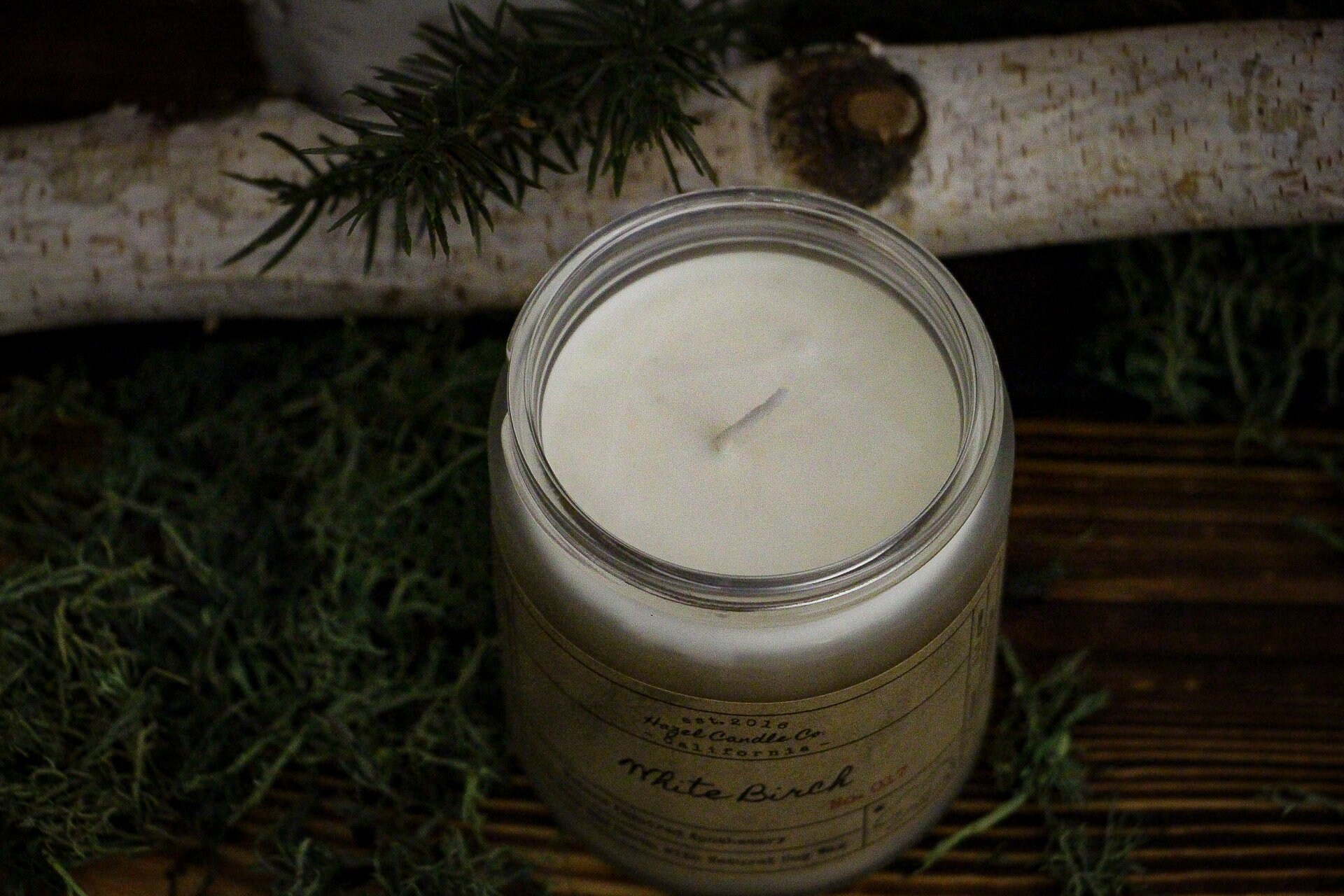 White Birch Scented Candles Eco Friendly Vegan Soy Candle Etsy