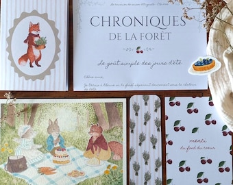 Cosy Mail Club de Saison | Chroniques de la Forêt • Courrier van 2026 | Papeterie knus en illustratie aquarel | Datum: 30 juni 2026
