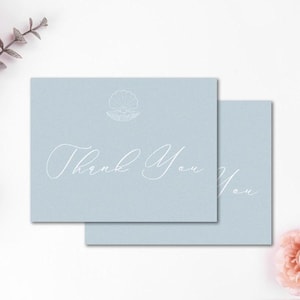 de remerciements bleu côtier de Zazzle.be Liste d'envies Vous avez des idées ? Faire-part de mariage sur la plage imprimable | Modèle de carte de remerciement modifiable | CALI01