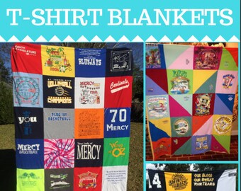 Tshirt blanket | Etsy